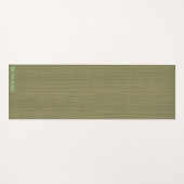 Tapis De Yoga Texture de Bambou vert doux Yoga Mat (Devant (Horizontal))