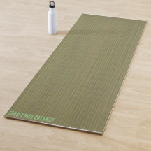 Texture de Bambou vert doux Yoga Mat