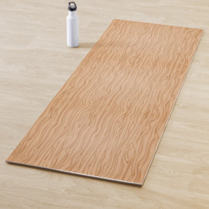 Tapis De Yoga Texture de bois rustique Yoga Mat pour les vibrati