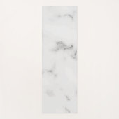 Tapis De Yoga Texture de marbre blanc de luxe (Devant)