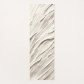 Tapis De Yoga Texture d'ivoire abstrait (Devant)