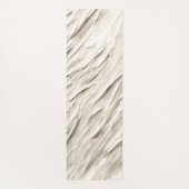 Tapis De Yoga Texture d'ivoire abstrait (Dos)