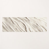 Tapis De Yoga Texture d'ivoire abstrait (Devant (Horizontal))