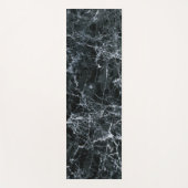 Tapis De Yoga Texture en marbre noir (Devant)