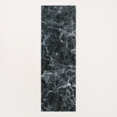 Tapis De Yoga Texture en marbre noir (Dos)