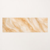 Tapis De Yoga Texture Marbre Milkshake Vanille (Dos (Horizontal))