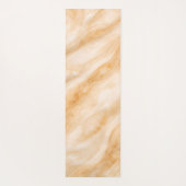 Tapis De Yoga Texture Marbre Milkshake Vanille (Dos)