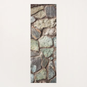 Tapis De Yoga texture murale en pierre (Dos)