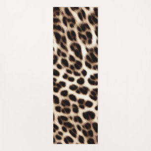 Tapis De Yoga texture poster de animal peau de fourrure cheetah