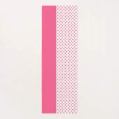 Tapis De Yoga Texture rose pois Abstraite.Texte. (Dos)