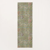 Tapis De Yoga Textured Pointillism Grid Pattern Artwork (Dos)