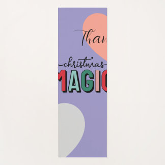 Tapis De Yoga Thank Christmas Magic Pastel Yoga Mat | Holiday We