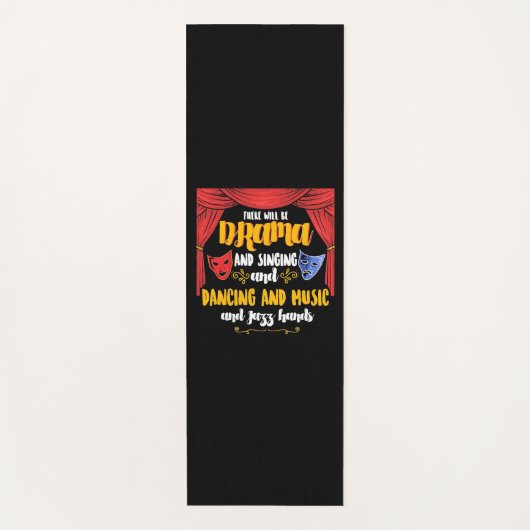 Tapis De Yoga Théâtre Il y aura un drame (Devant)