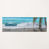 Tapis De Yoga Thème de plage personnalisé (Devant (Horizontal))