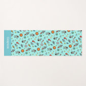 Tapis De Yoga Thème spatial personnalisé pour enfants (Devant (Horizontal))