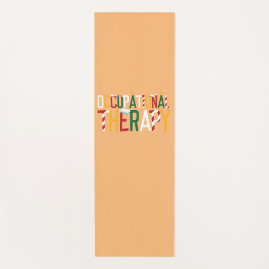 Tapis De Yoga Thérapie professionnelle de Noël (Devant)