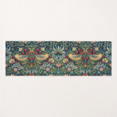Tapis De Yoga Thief de fraises par William Morris (Devant (Horizontal))