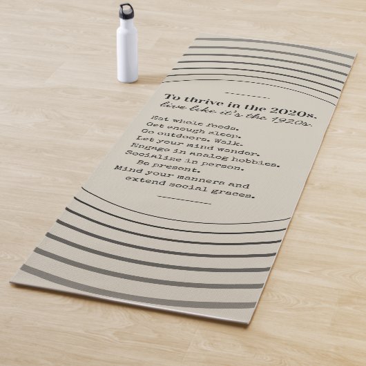 Tapis De Yoga Thrive in 2026 Be Present (En situation)