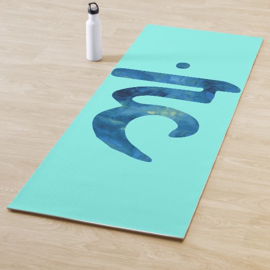 Tapis De Yoga Throat Chakra Healing (En situation)