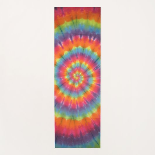 Tapis De Yoga Tie de tourbillon et de carreau (Devant)