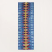 Tapis De Yoga Tie de tourbillon et de carreau (Dos)