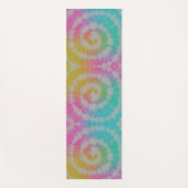 Tapis De Yoga Tie Dye Neon Arc-en-ciel (Devant)