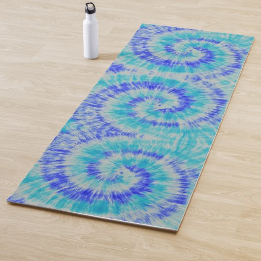 Tapis De Yoga Tie Dye Spiral (En situation)