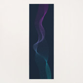 Tapis De Yoga Tige dynamique bleu vague de yoga mat (Dos)