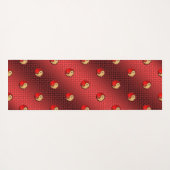 Tapis De Yoga Tigre de Feu (Dos (Horizontal))