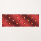 Tapis De Yoga Tigre de Feu (Devant (Horizontal))