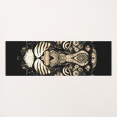 Tapis De Yoga Tigre d'or (Dos (Horizontal))