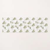 Tapis De Yoga Timeless Sage Olive Wataercolor Chic  (Devant (Horizontal))