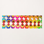 Tapis De Yoga Tissu psychédélique (Dos (Horizontal))