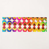 Tapis De Yoga Tissu psychédélique (Devant (Horizontal))