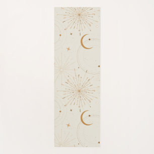 Tapis De Yoga Tissus d'univers de lumière d'étoile de lune d'esp