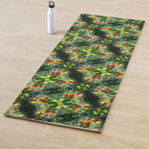 Tapis De Yoga Tomates cerises de jardin Nature Abstraite
