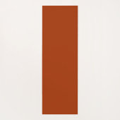 Tapis De Yoga Tons chauds douillets Yoga Mat. Nom et monogramme (Dos)