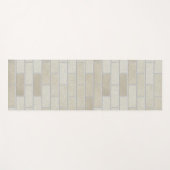 Tapis De Yoga Tons pastel aux murs de briques (Devant (Horizontal))