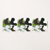 Tapis De Yoga Top Hat Chicken (Devant (Horizontal))