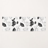 Tapis De Yoga Tortue noire (Devant (Horizontal))