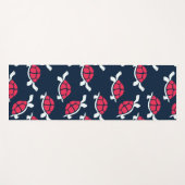 Tapis De Yoga Tortue rouge (Devant (Horizontal))