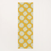 Tapis De Yoga Toujours les fleurs jaunes (Dos)