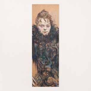 Tapis De Yoga Toulouse-Lautrec - Femme avec un Boa Noir