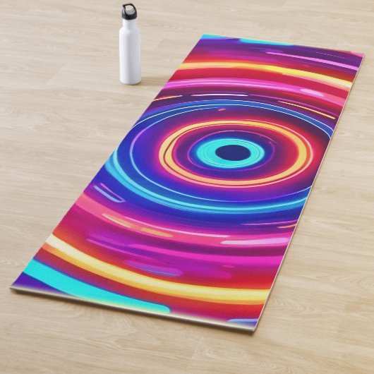 Tapis De Yoga Tourbillon de Lumière Éblouissante (En situation)