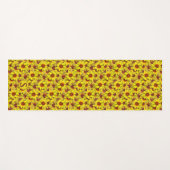 Tapis de yoga Tournesol (Devant (Horizontal))