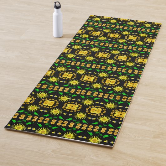 Tapis de Yoga Tournesol (En situation)