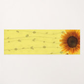 Tapis de yoga Tournesol (Devant (Horizontal))