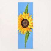 Tapis De Yoga Tournesol jaune Yoga Mat Ciel bleu (Devant)