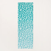 Tapis De Yoga Tourquoise Leopard Patters (Dos)