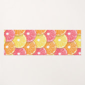 Tapis De Yoga Tranches d'agrumes (Devant (Horizontal))